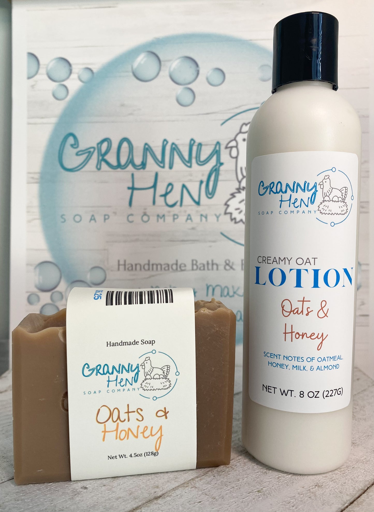 Soap & Lotion Bundle - Oats & Honey