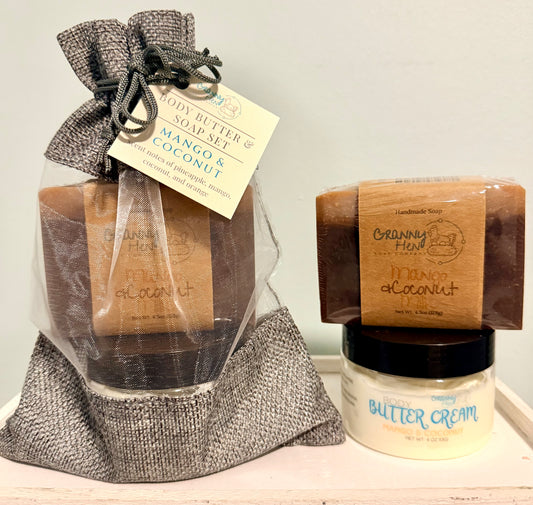 Body Butter Cream & Soap set