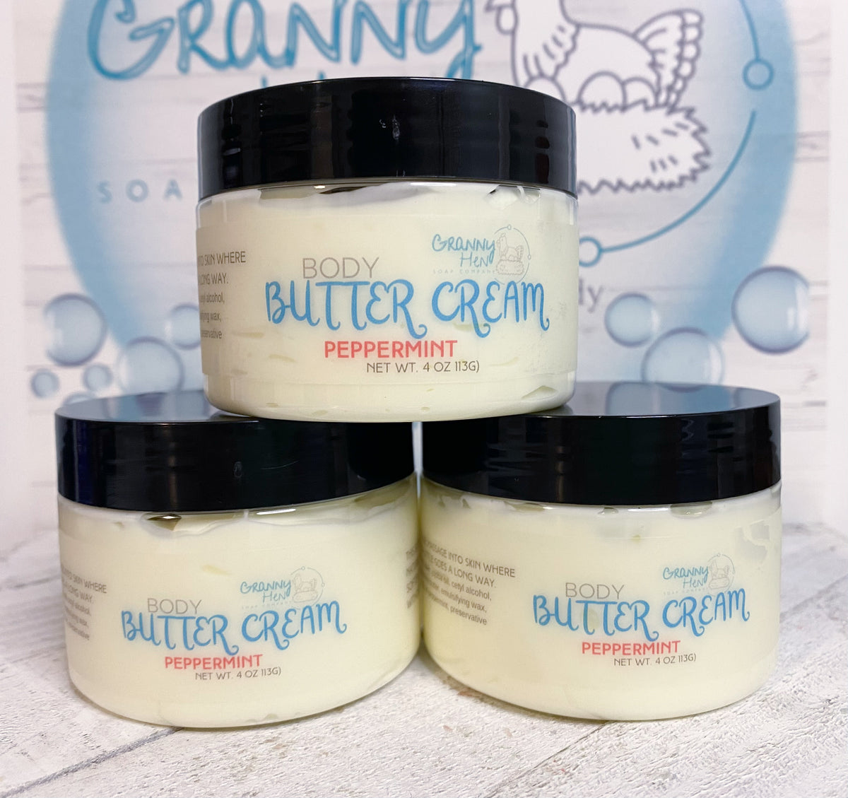 Body Butter Cream - Peppermint