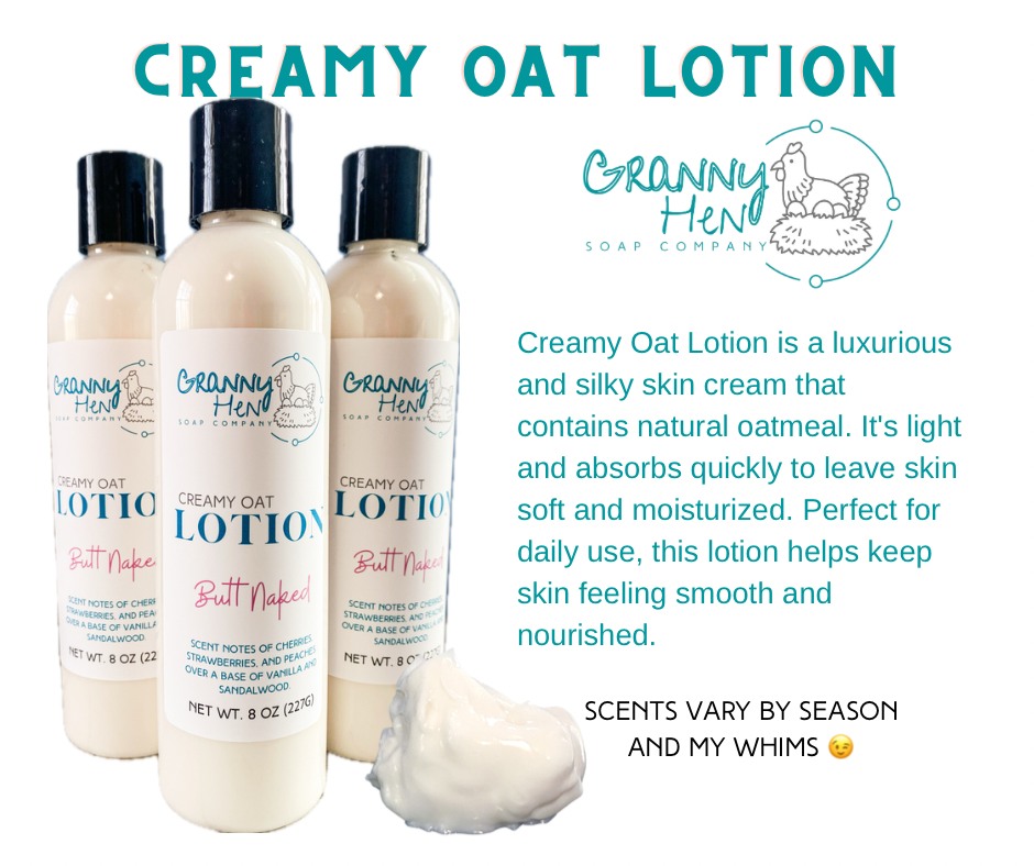 Creamy Oat Lotion - Sweet Vanilla Pumpkin