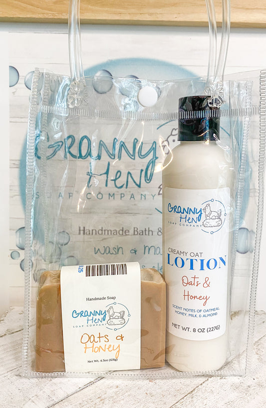 Soap & Lotion Bundle - Oats & Honey