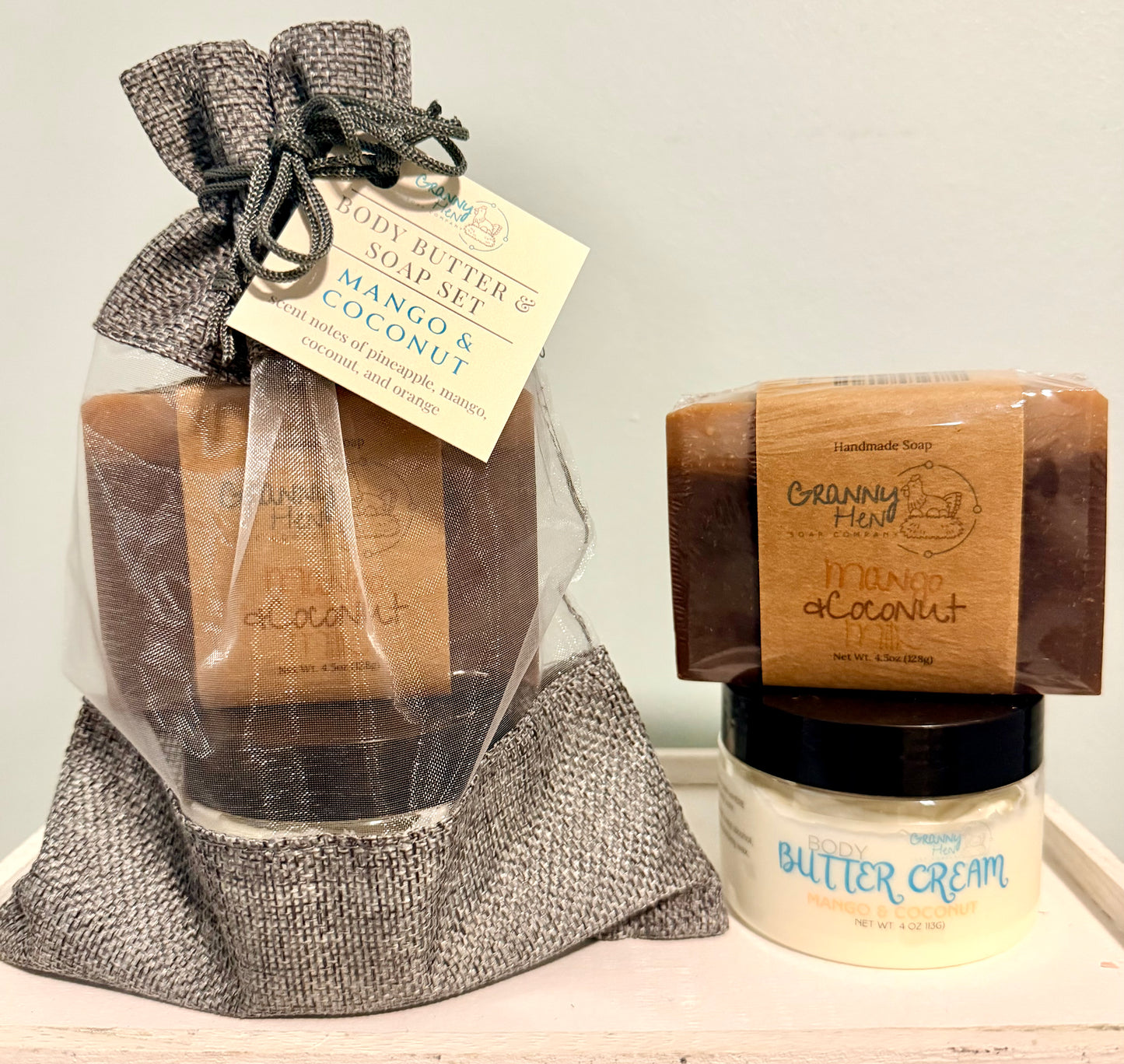 Body Butter Cream & Soap set