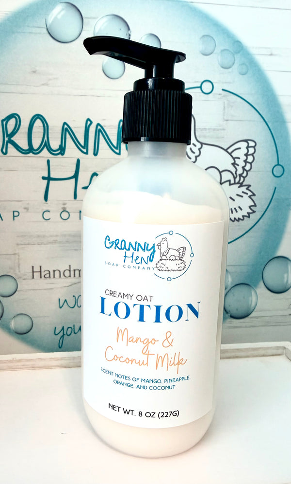 Creamy Oat Lotion - Mango and Coconut Milk