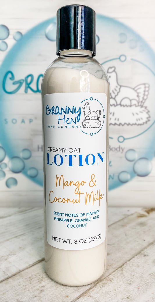 Creamy Oat Lotion - Mango and Coconut Milk