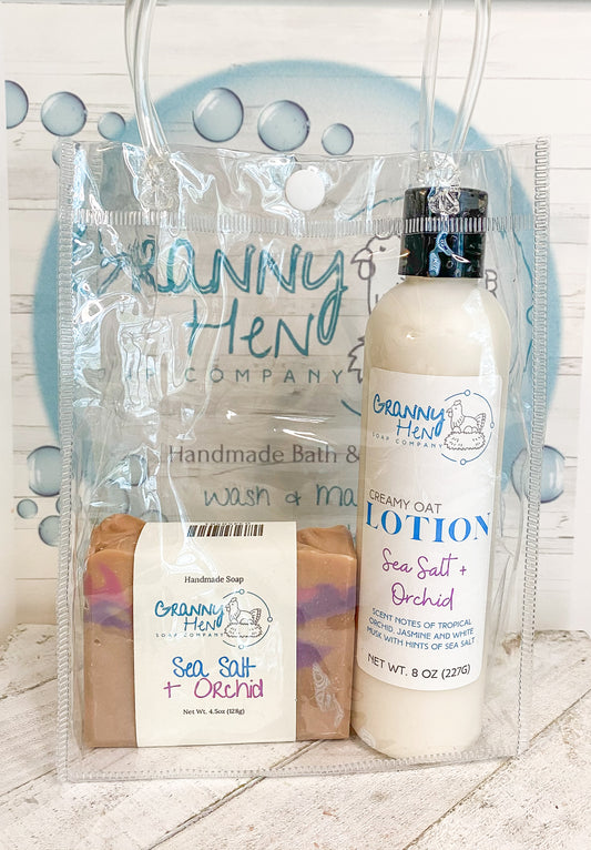 Soap & Lotion Bundle - Sea Salt & Orchid