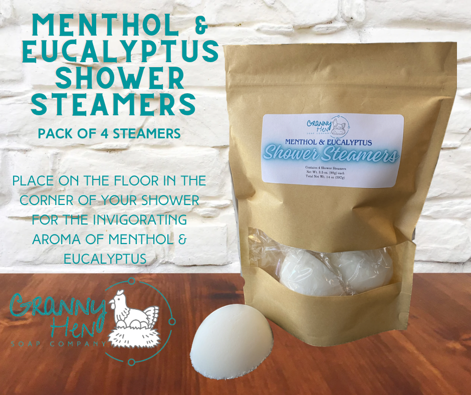 Shower Steamers - Menthol & Eucalyptus 4 pack